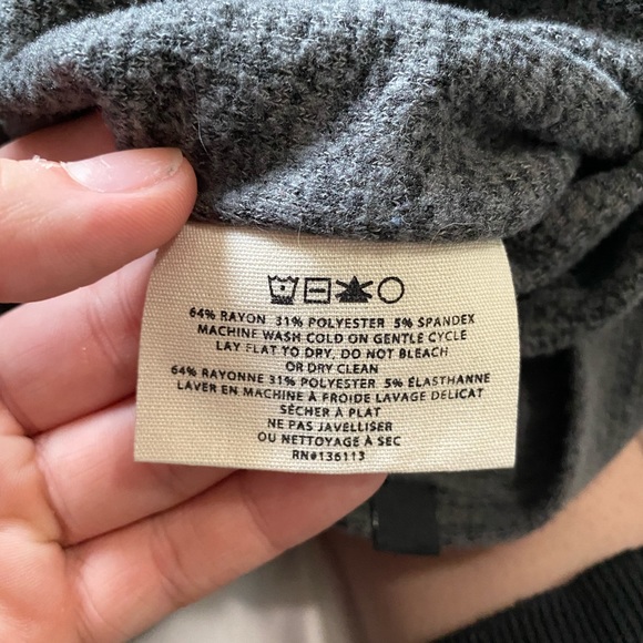 MeUndies Hacci Crew Grey Sweatshirt Men’s Large - Picture 7 of 7